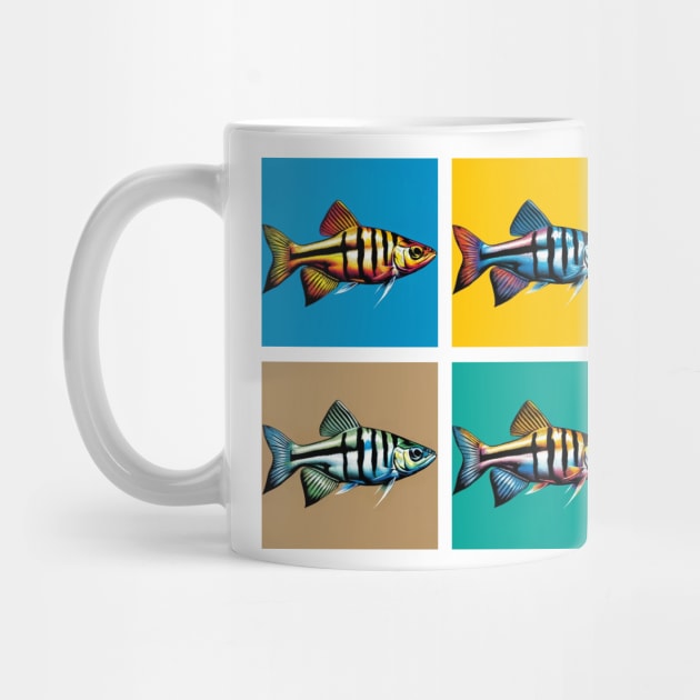 Pop Zebrafish - Cool Aquarium Fish by PawPopArt